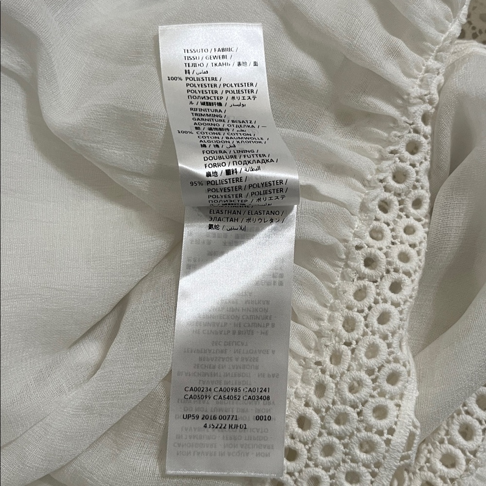 McQ by Alexander McQueen White Lace Dress IT 40 - Picture 6 of 9